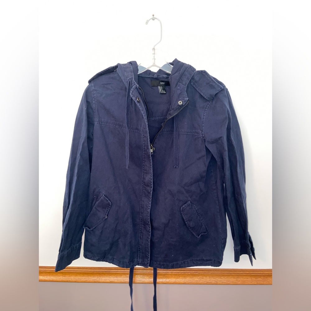 Blue light weight jacket, size S, XXI brand